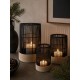 Diga Colmore Windlicht Votive taupe/black 